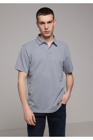 Colin's Colins Regular Fit Polo Yaka Düz Erkek Mavi Kısa Kol Tişört Cl1080020 Q1.v2 Blm Mavi