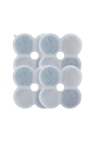 Kedi Su Pınarı Filtre Seti X8658 Uyumlu 4+4 Karbon Sünger Filtre + Temizlik Fırçası X8814