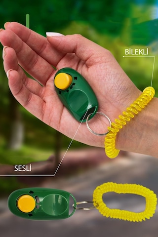 Köpek Cliker Eğitim İçin Ayarlanabilir Yüksek Sesli Eğitim Aleti Yüksek Sesle Tıkırtı