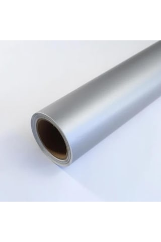 Stickieart Stickerart Silver Gümüş Renk Yapışkanlı Folyo Mat Yüzey 61 Cm 1 Metre