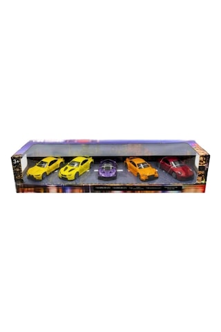 Hobbiez Lisanslı 5 Li Araba Bmw M4-bmw M6-pagani Zonda-audi Rs-porsche 911 1/64 Model Araç Seti