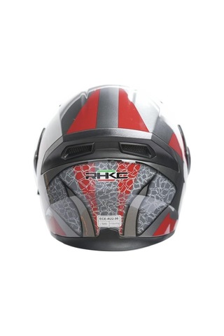Rhkc 902 Çene Açılır Vizörlü Kask Titanyum - Gri