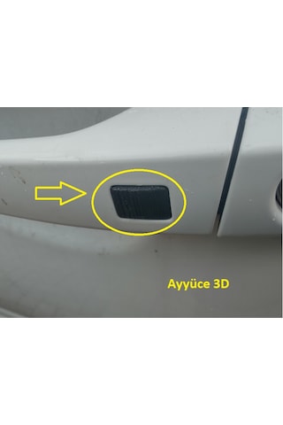 Ayyüce3d,hyundai Tucson Kapı Kolu Yedek Düğmesi 2016 Kasa, Siyah