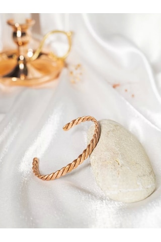 Bakır Concept Rose Mat Bakır Bileklik Çok Renkli