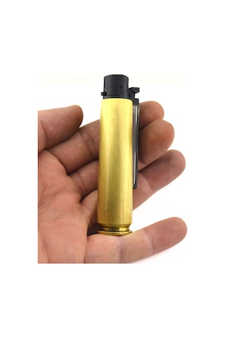 50 Cal. Kovan Gazlı Çakmak - Ahşap Kutulu Sarı