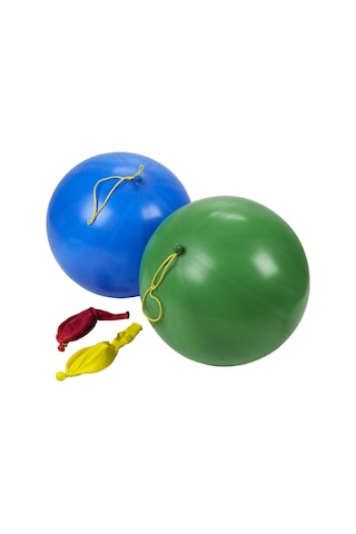 İpli Balon Punch Balon Stres Balonu Lastikli Balon 3 Lü