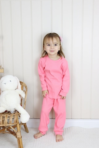 Kaşkorse Mevsimlik Pijama Takım Pembe