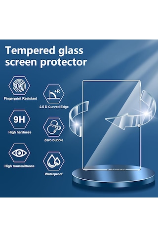 Samsung Galaxy Uyumlu Tab S10 Fe Plus 13.1 İnç Ekran Koruyucu Nano Cam