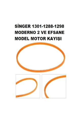Singer 1301-1288-1298-moderno 2 Ve Efsane Model Dikiş Makine Motor Kayışı