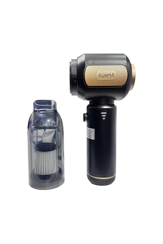 Auhma Ahv-19 Kablosuz Araç Içi Süpürge 17000pa Güçlü Vakum 100w Fırçasız Motor Üfleme Vakum Özellikli Siyah