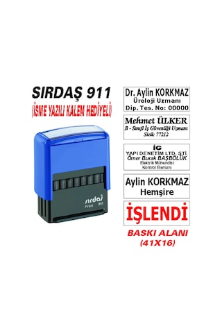 İşyeri - Doktor -avukat -öğretmen - İşyeri Kaşesi N11.17517