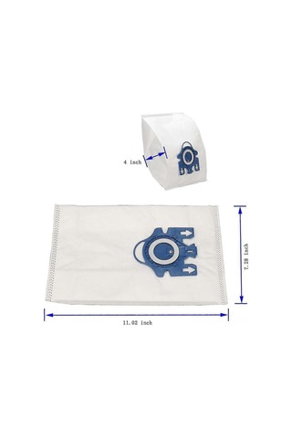 Hangfox Miele Toz Torbaları 16'li Paket - Gn, Classic C1, S Serisi Uyumlu, 3d Filtreli