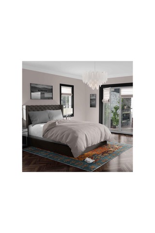 Çok Renkli Halı 0142 - Yıkanabilir, Kaymaz Taban, Dijital Baskılı, Leke Tutmaz, İnce Hav, Modern Salon, Oturma Oda Genel