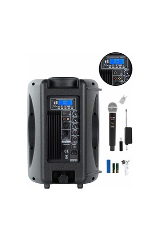 Lastvoice Ample-08ap Taşınabilir Seyyar Portatif Mikrofonlu Elektrikli Ses Sistemi Hoparlör 450 Watt