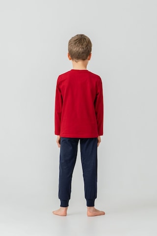 U.S. Polo Assn. Erkek Çocuk Pijama Takımı Baskılı Kırmızı Uzun Kol Pijama Takımı Us2638-c-v2 Us2638-c-v2