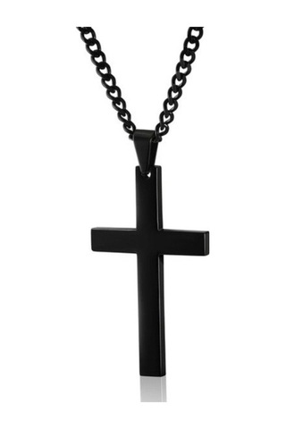 Jwl Paslanmaz Çelik Haç Kolye Istavroz Kolyesi