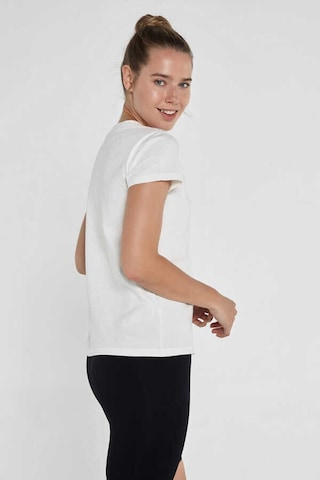 Jerf Lydney Kadın T-shirt Krem 001
