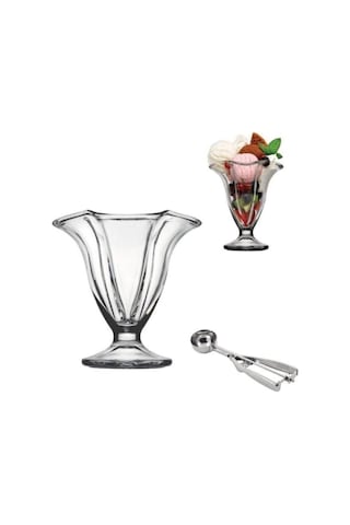 Tatlı Kasesi 6 Adet Dondurma Kaşığı Hediyeli 56567656756 Çok Renkli