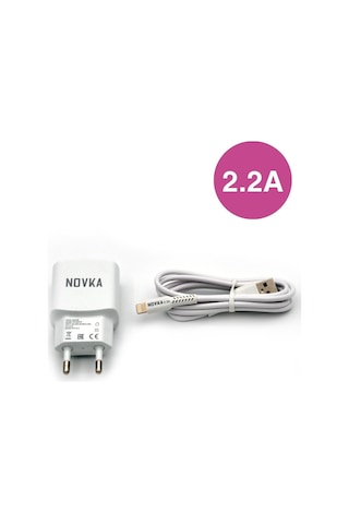 Novka NVK07 Lightning Uyumlu 2.2 A Şarj Cihazı