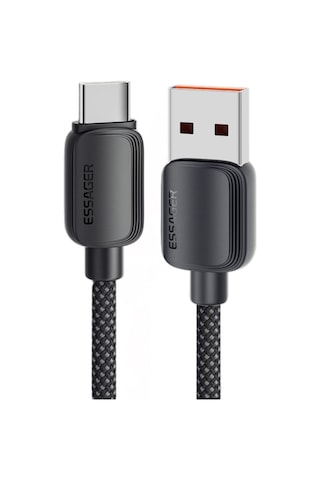 Essager 1 Metre 7a 100w E-marker Süper Hızlı Usb To Type C Şarj Data Kablosu, Akım,ısı, Güçlü Kablo