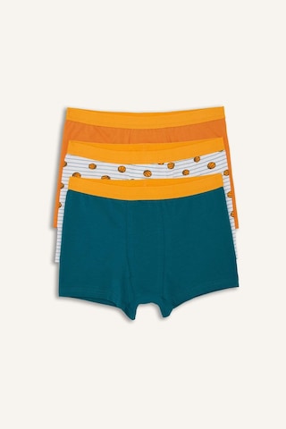 Defacto Desenli Penye 3lü Boxer Erkek Çocuk H5942a826smwt34 Beyaz-wt34