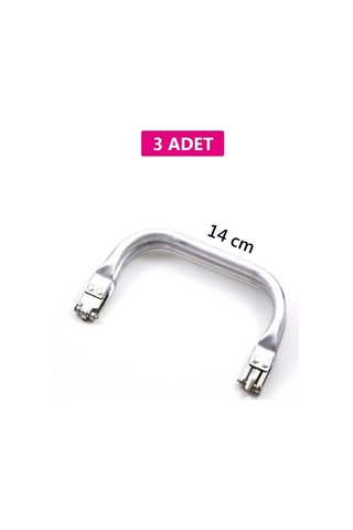 Hrşytrend Gizli Metal Çanta Bursu 3 Adet - 14 Cm - Metal Çanta Aparatı Çanta Aksesuarı Çok Renkli