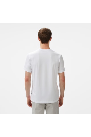 Nautica Erkek Beyaz Regular Fit T-shirt Düz V55013t Beyaz