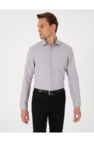 Pierre Cardin Erkek Gri Gömlek Desenli 50307108-vr024 Gri