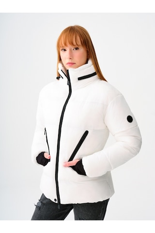 Loft Kadın Mont Beyaz