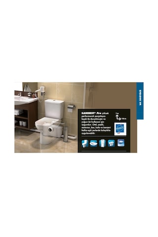 Sanibest Pro - Wc+ 3 Ünite Fos.Tah.Cih - 18 Lt