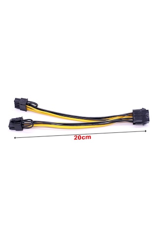 8 Pin Power Splitter Pci-E Molex 8 6+2Pin Çoklayıcı Kablo 4880P
