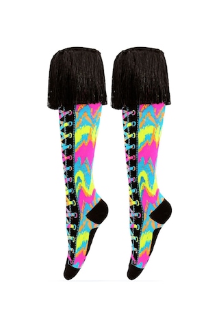 Madmia Rainbow Tie Dye Çorap Çok Renkli