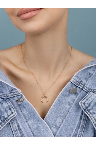 Veronika Lunaşka Kolye 925 Ayar Gümüş, Altın Kaplama 135534479