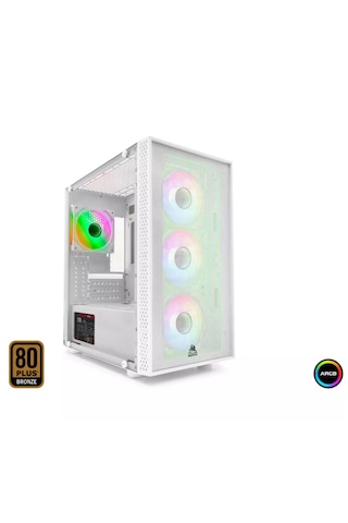 Mofan Mf2900w Pc Gaming Kasa Beta 3 Seri 80+ 850w Power Supply 4xfan - Beyaz