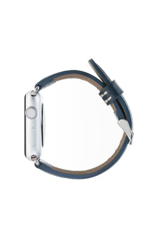 Apple Watch Uyumlu Deri Kordon 38-40-41mm Snb Lacivert