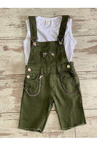 Quzucuk Kids Çocuk Yeşil Solopet Takım Yeşil
