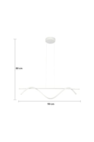 Eclipse Beyaz Renk Modern Tasarım -oturma Odası-çocuk Odası-mutfak-salon Beyaz Led Sarkıt Avize Beyaz