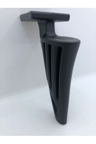 Plastik, 16 Cm Mat Siyah Koltuk, Mobilya Ayağı 4 Adet