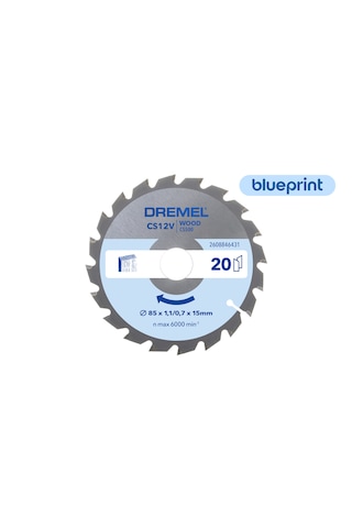 Dremel Ahşap Testere Bıçağı 85 Mm - 2608846431