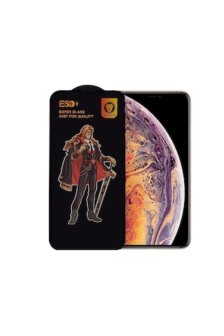 Apple Uyumlu iPhone Xs Max Anti Statik Ekran Koruyucu Toz Tutmayan Kırılmaz Cam