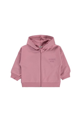Civil Girls Basic 2-5 Yaş Hırka - Pembe Açık Gül Kurusu