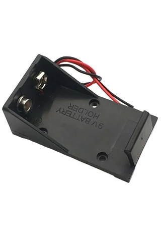 4lü Paket 9 Volt Piller İçin Yatak Pil Yuvası 9v - 14cm Kablo