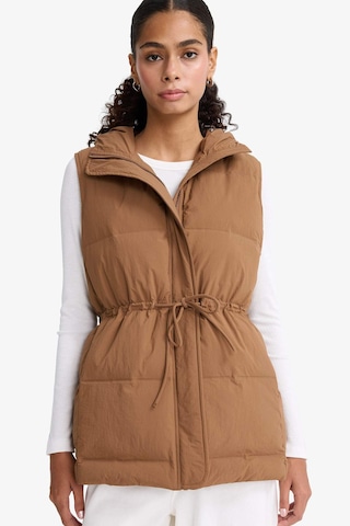 Defacto Regular Fit Kapüşonlu Fermuarlı Beli Lastikli Şişme Yelek E8592ax25aubn561 Kahve