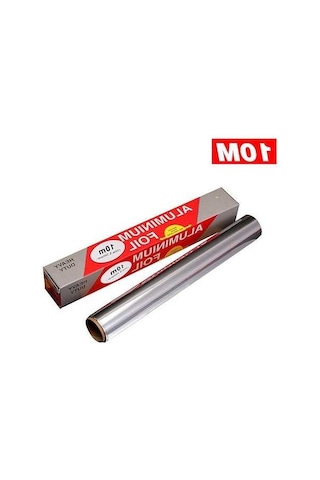 Besthome1 10μm Kalın Alüminyum Folyo: 10m X 30cm, Barbekü, Fırın, Pişirme, Gıda İçin Tek Kullanımlık, Çok Renkli Çok Renkli