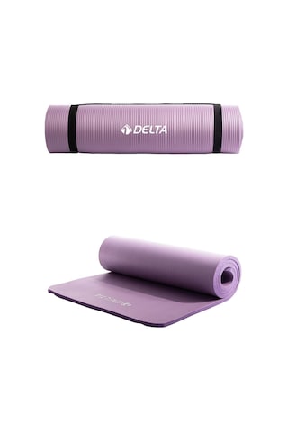 Lexroo Delta Konfor Zemin 10 Mm Taşıma Askılı Pilates Minderi Yog Lila