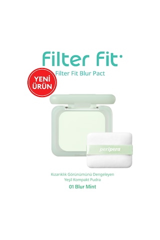 Perıpera Filter Fit Blur Pact 01 Blur Mint