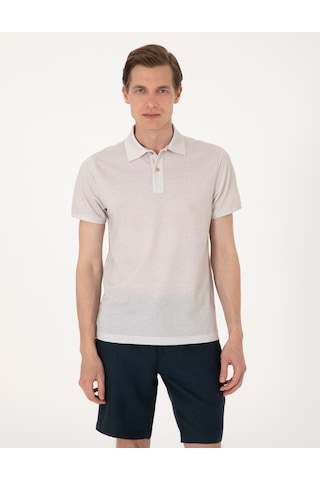 Pierre Cardin Erkek Bej Tişört 50306060-vr011 Bej