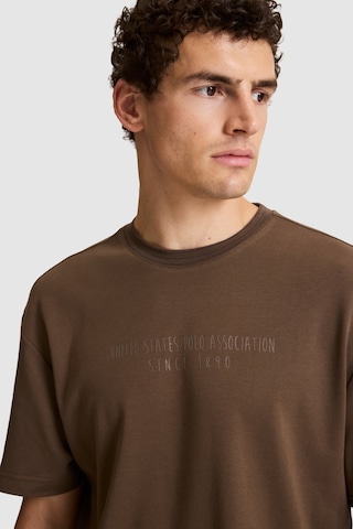 U.s. Polo Assn. Erkek Kahverengi Tişört 50326976-vr029