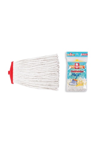 Moqpass Endüstriyel İp Mop Small Beyaz