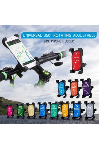 Geeroyoo "360 Derece Dönebilen Bisiklet Telefon Tutucu - 6.8 İnç'e Kadar Akıllı Telefonlar İçin Ayarlanabilir" Diğer
